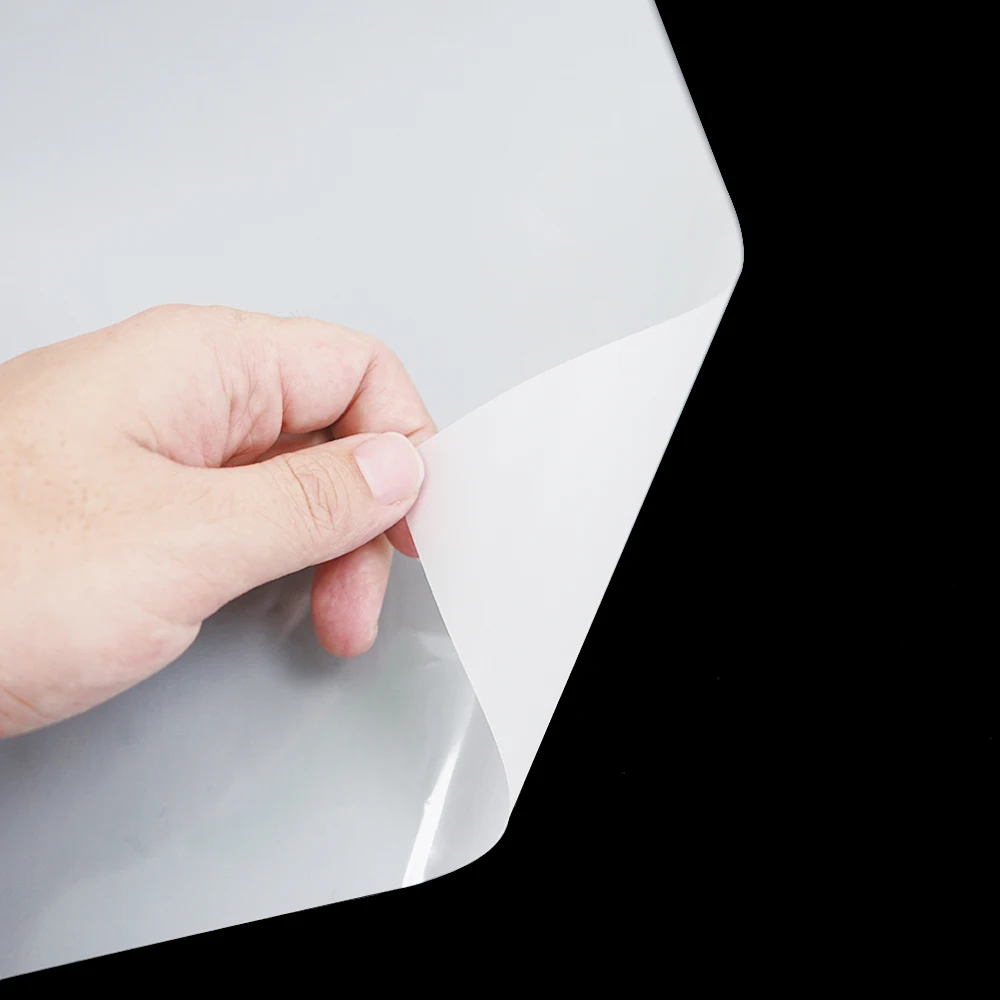 Hot peeling Transparent PET Release Coating Film Roll Paper For Printing