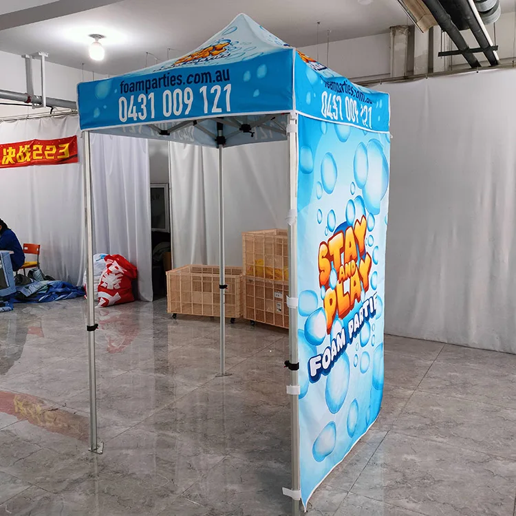 Sunshine Customized 5x5 Steel Canopy Tent Advertising small Pop Up Tents For Trade Show Display Events Outdoor