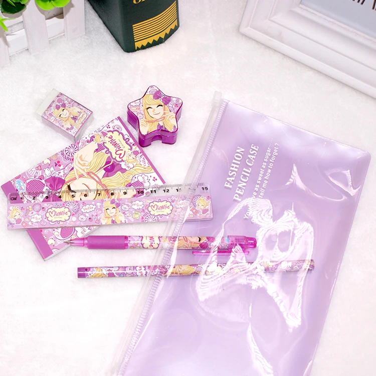 Contains Convenience Notebook And Writing Pen Cute Back School Supplies Art Stationery Set for children