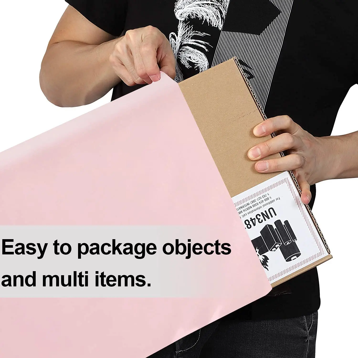 Упаковочные пакеты ZGCX Polymailers 12x15 упаковка для малого бизнеса пластиковые с ручкой изготовленные на заказ Полиэтиленовая почта двойным