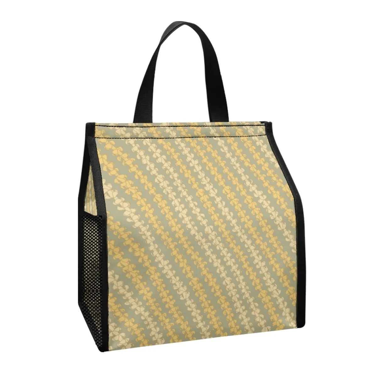 2024 New Design Hawaiian Hibiscus Flower Design Puakenikeni Hawaiian Style insulated lunch bag Custom Christmas New Year gifts