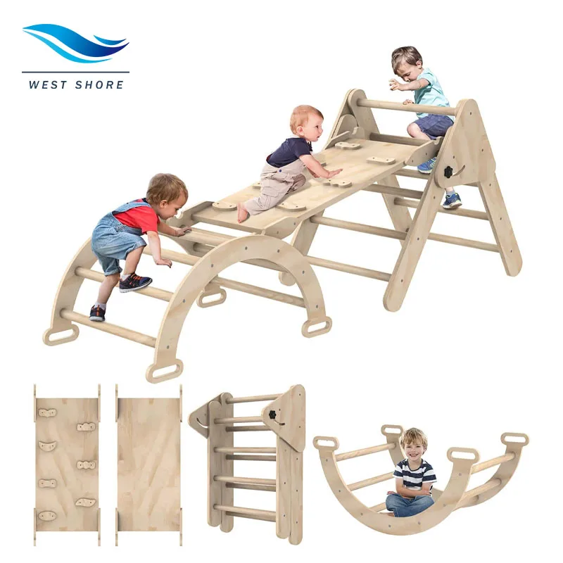 Kids Wooden Climbing Piklers Arch Triangulo Piklers Montessori Pickler Triangle Kids Climbing Frame Piklers Triangle Set