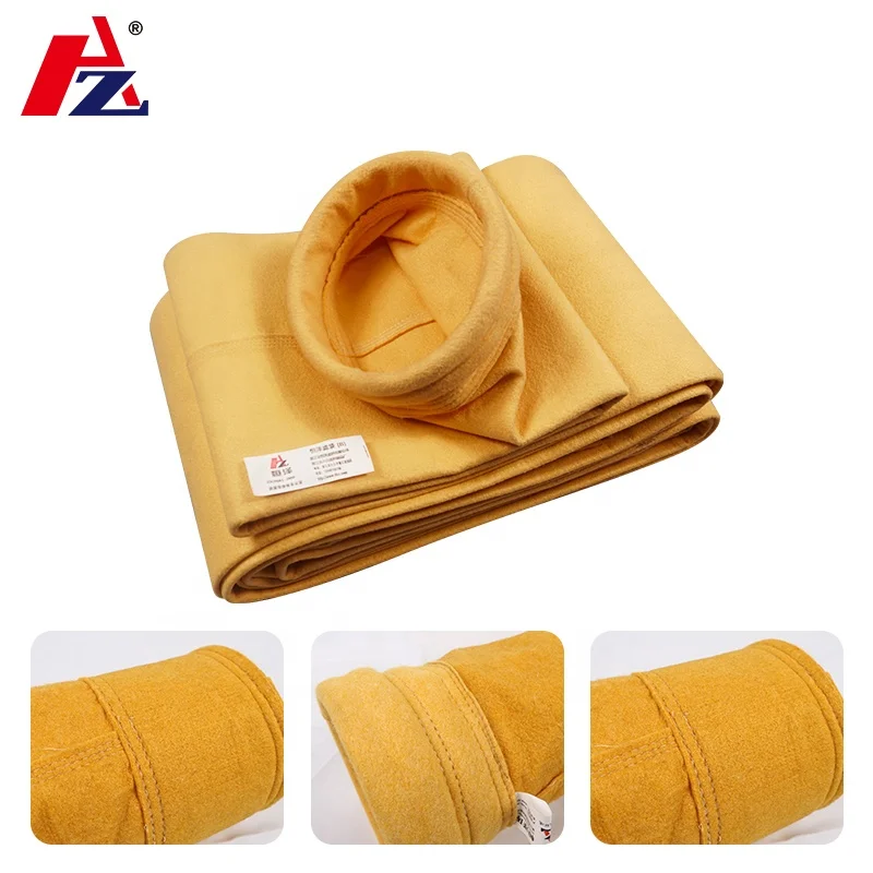 Needle Punched Non-woven P84 Felt Filter Bag Polyester Ptfe Dust Collector P84 Filter Bag