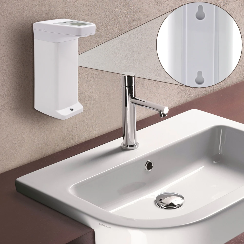 Morden style LCD display bathroom wall mount touchless hand sanitizer dispenser motion sensor automatic soap dispenser