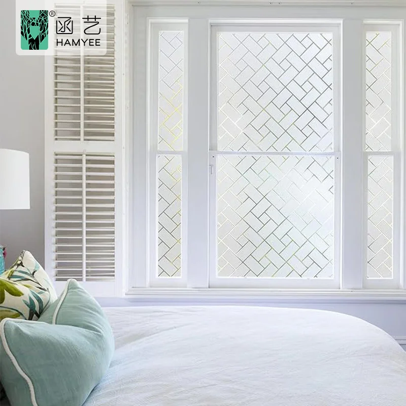 Free sample static cling removable pvc glass film window films for privacy