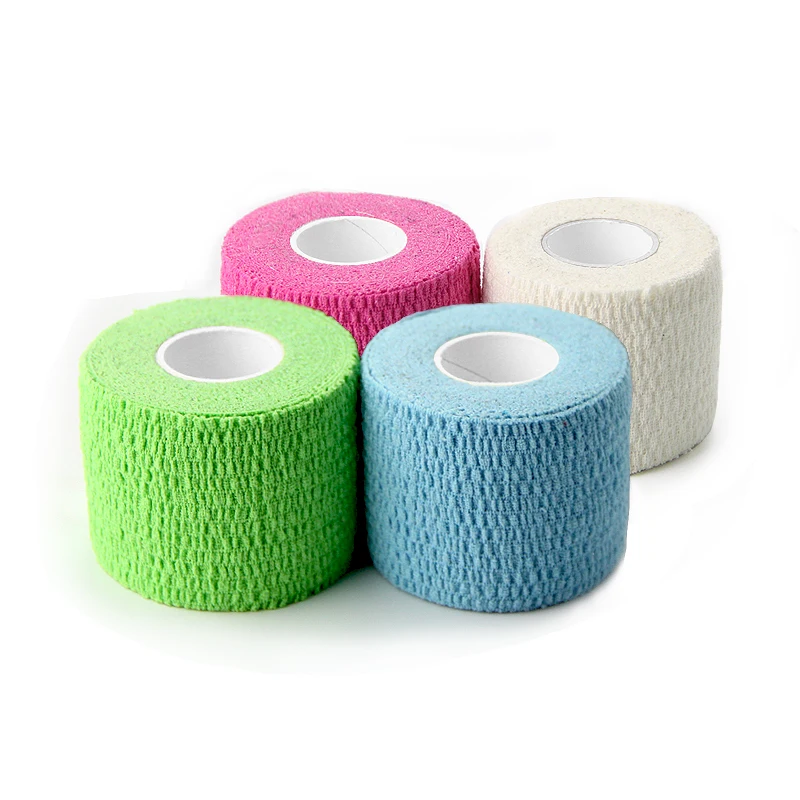 Self-Adhesive Bandage Waterproof Medical Flexible Colorful Bandage Tape Non Woven Light Elastic Adhesive Bandages