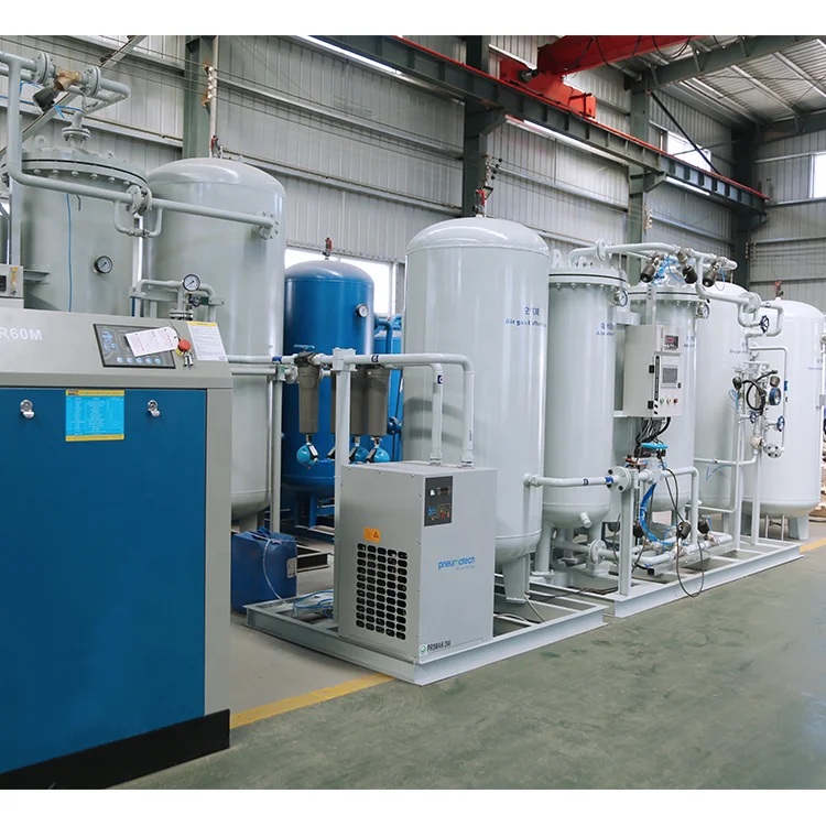 ASU. Адсорбция при колебании давления (psa) генератора кислорода/азота/аргона. Установка для разделения воздуха. производства газа.