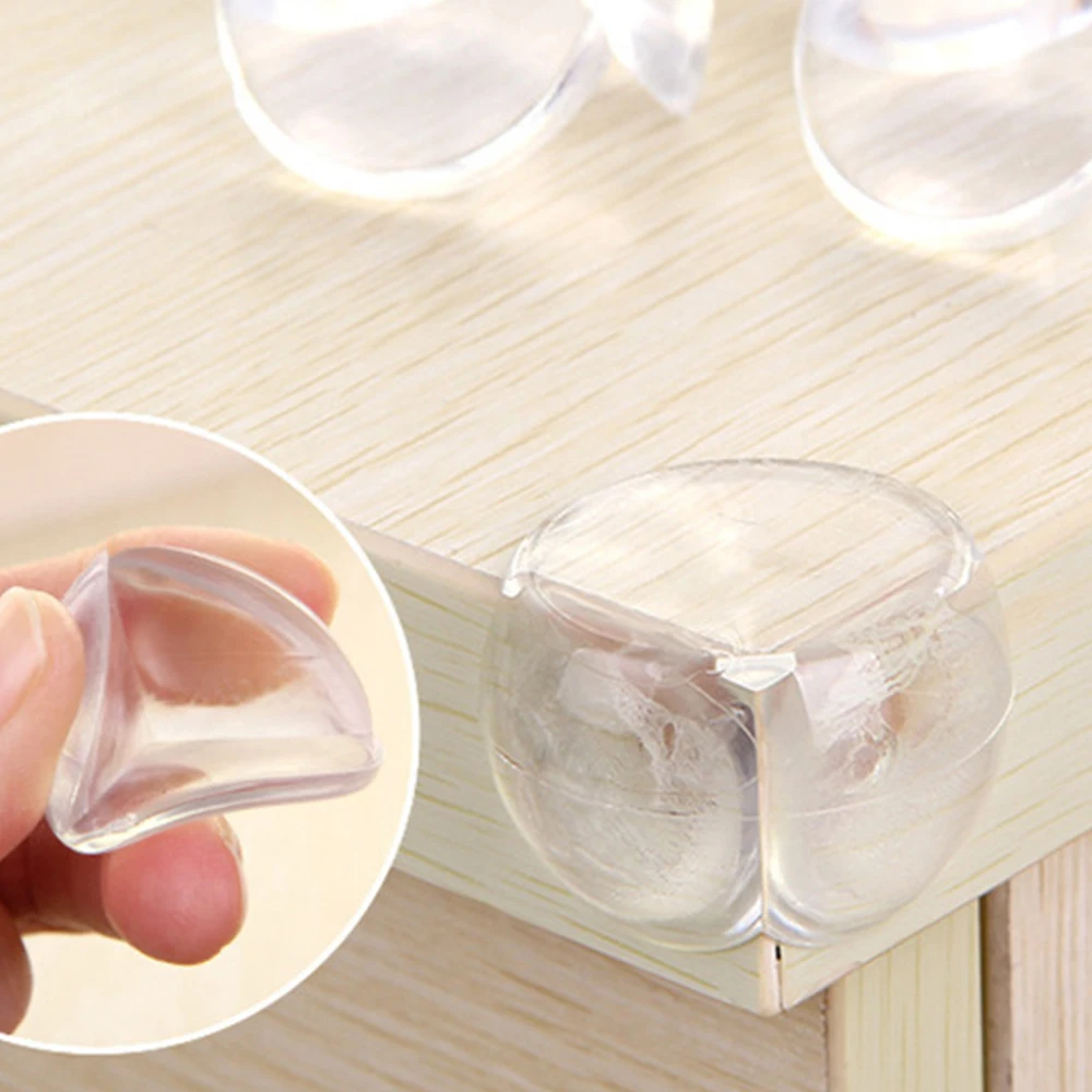 ПВХ детский угловойой протектор 20 шт./упак. прозрачный Круглый угловой стол для защиты углов/