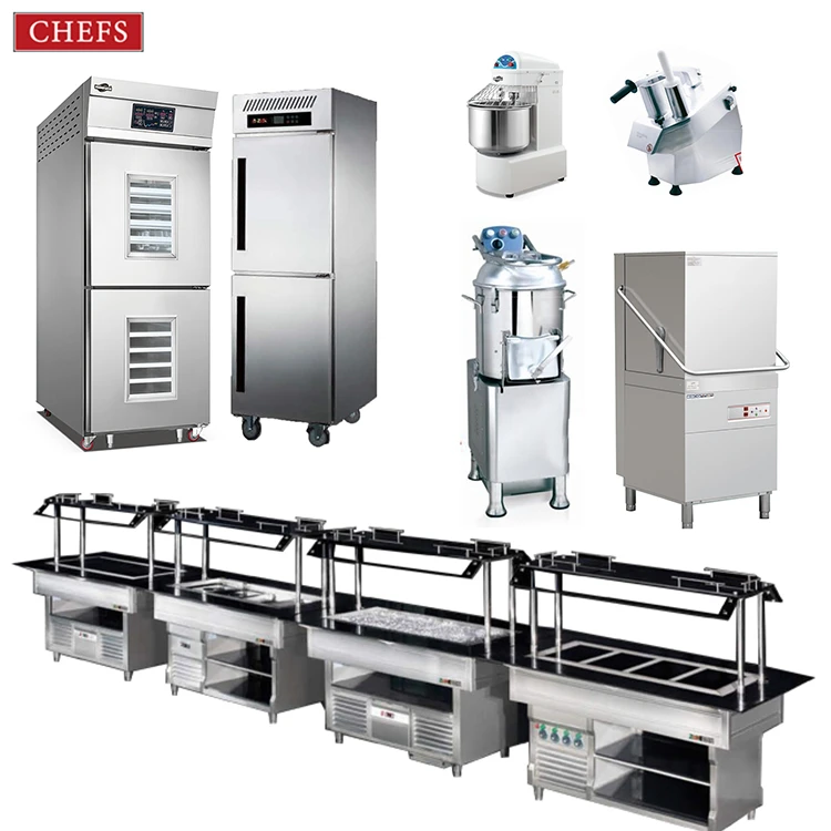 Современное кухонное оборудование для поваров ресторанов и