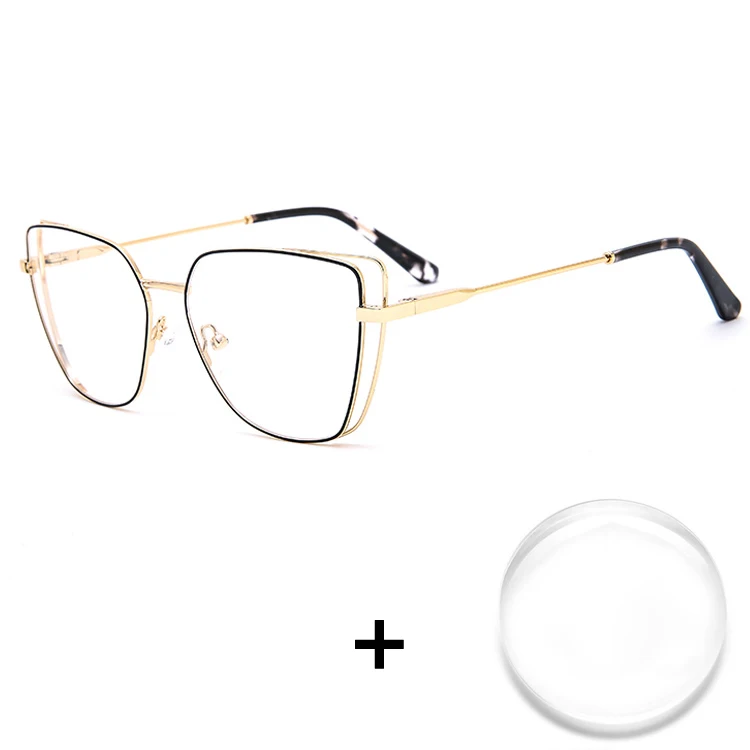 Готовые в наличии модные дизайнерские металлические оправы оптические очки высшего качества женские очки 0138