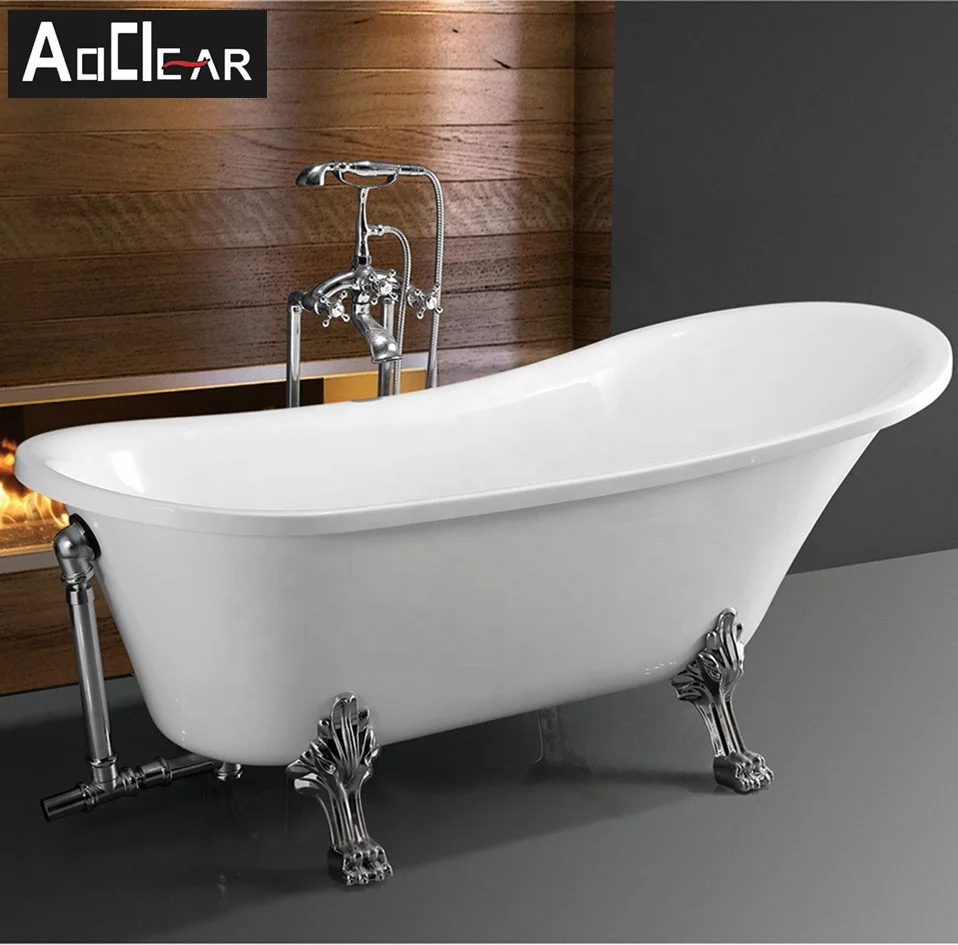 Golden antiqu heated soaking clawfoot tub feet other bath tubs freestanding bathtub