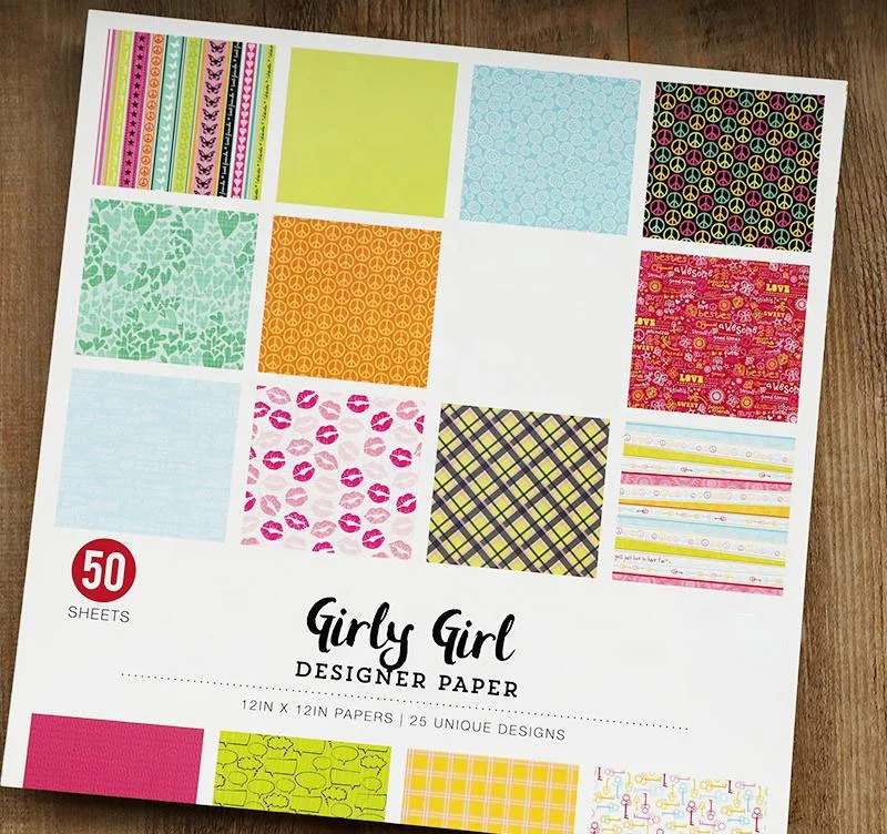 12IN  paper pad for scrapbook album