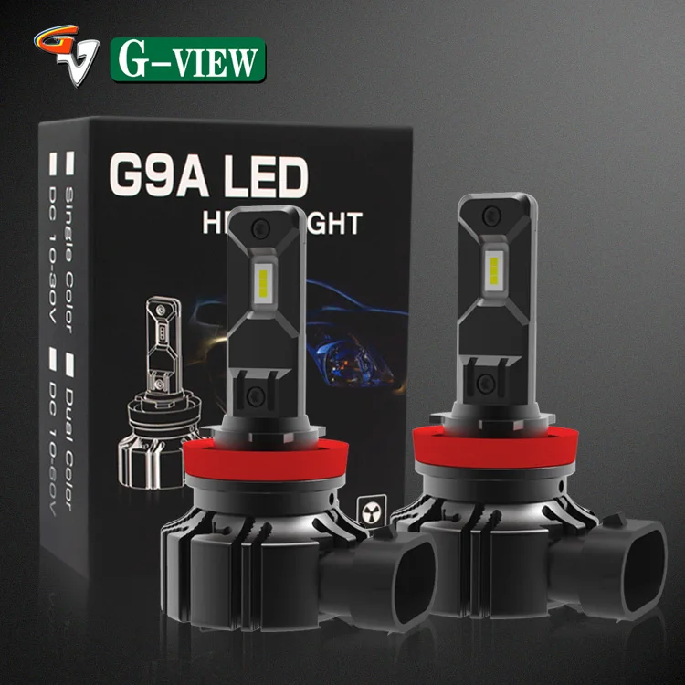  Система автоматического освещения G9A 50 Вт h7 h8 h11 9005 9006 СВЕТОДИОДНАЯ Фара 6000k для Автомобильные светодиодные