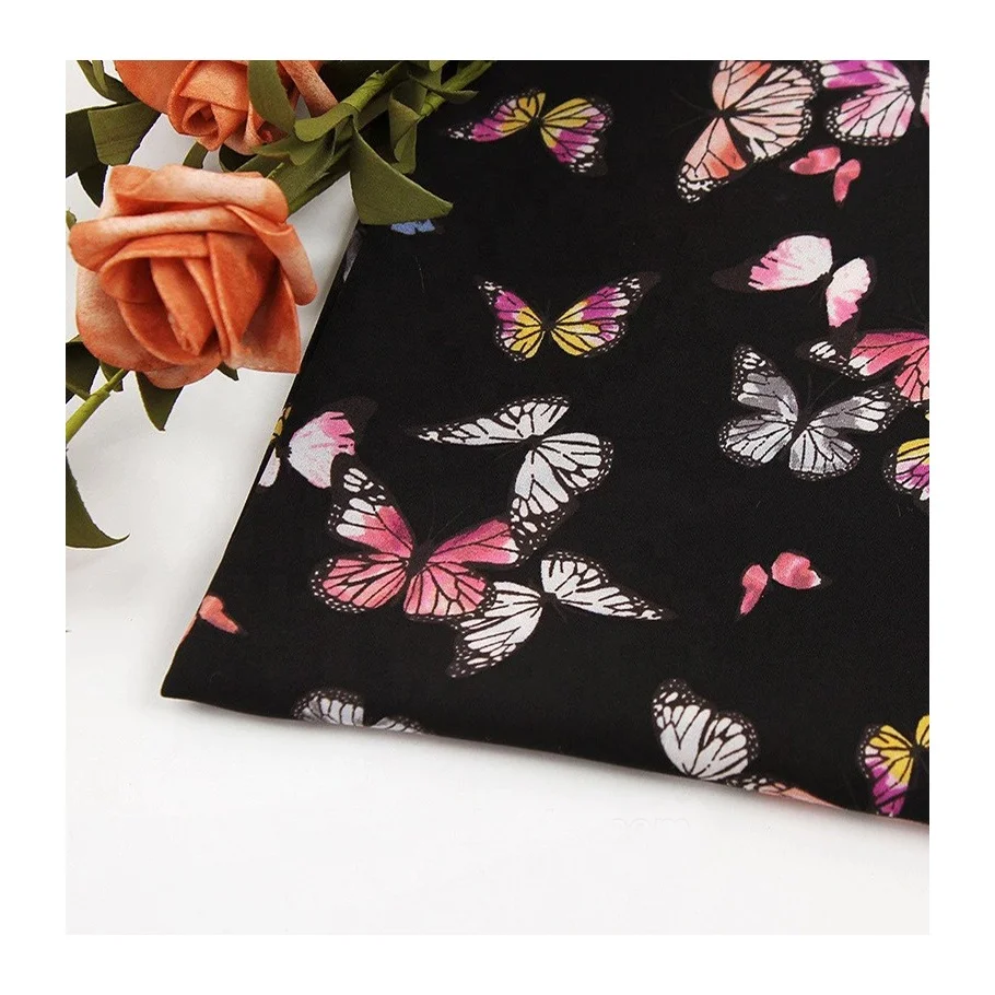 Хит продаж новейший стиль крикель Цифровая печатная шифоновая мох шифоновая ткань креп 75d шифоновая ткань для одежды