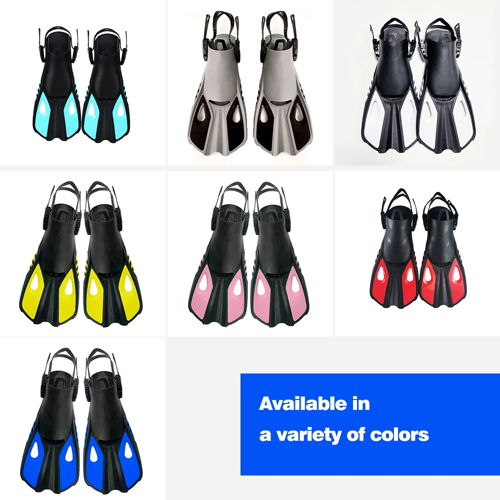 Diving Gear Fashion Diving Fins Snorkeling, Silicone Super Soft Snorkeling Swimming Training Fins Swimming Fins