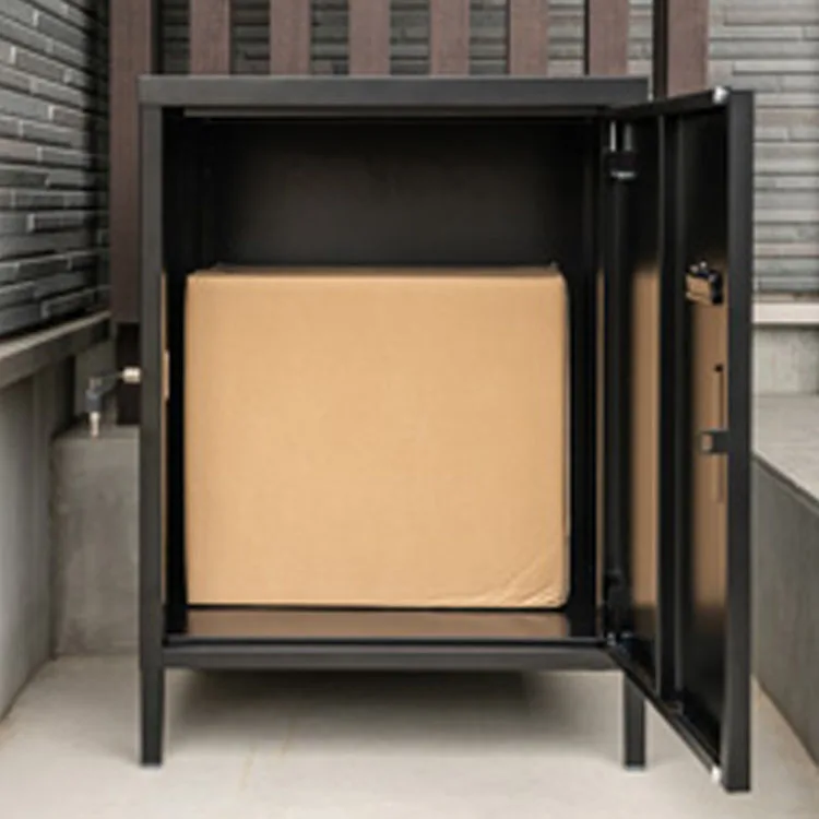 JH-Mech Package Drop Box Generous Storage Pre-assembled Weather-resistant Superior Security Metal Parcel Delivery Box for Home