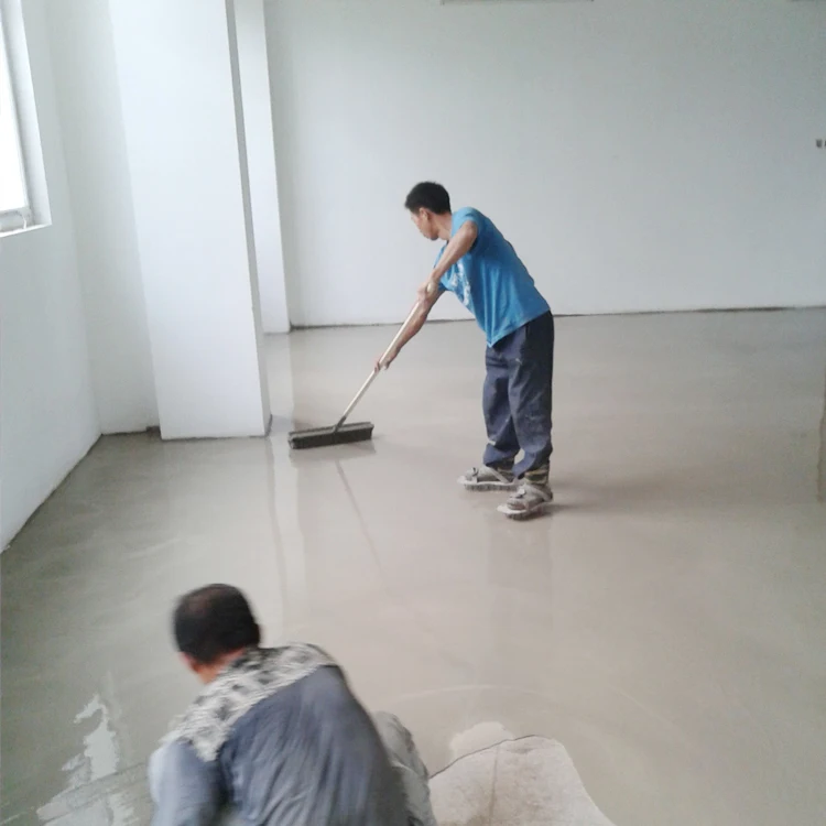 Self leveling cement-based compound underlayment crack-resistant surface floor covering rapid drying easy install high strength