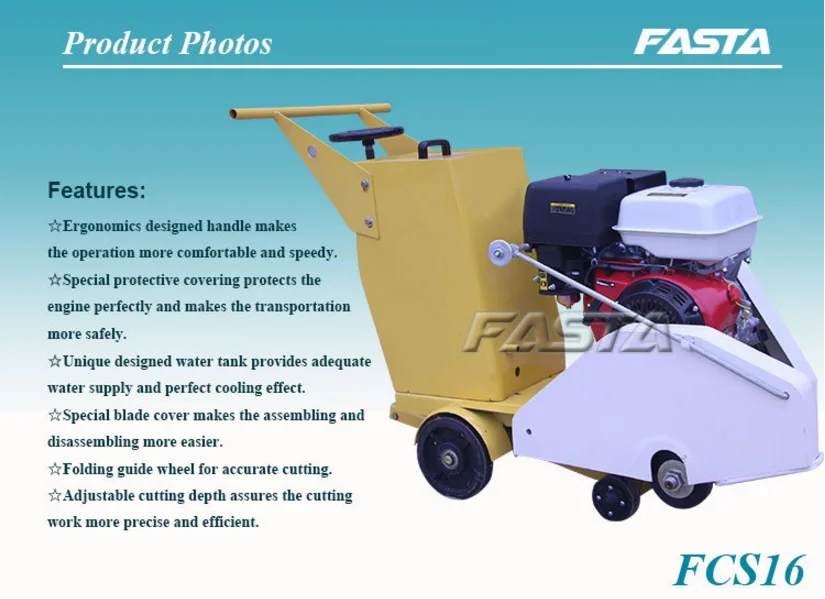 Portable Electric Groove Cutting Machine Concrete Cutting Saw