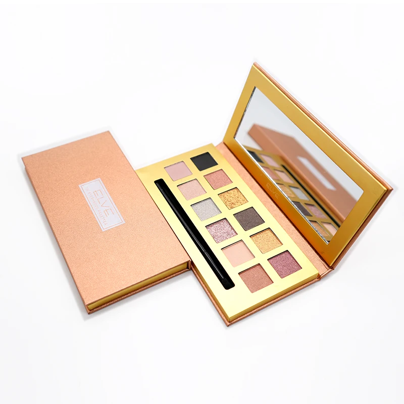 Wholesale High Pigment matte Eye shadow palette Custom Beauty Makeup Private Label Pressed Glitter Eyeshadow Palette