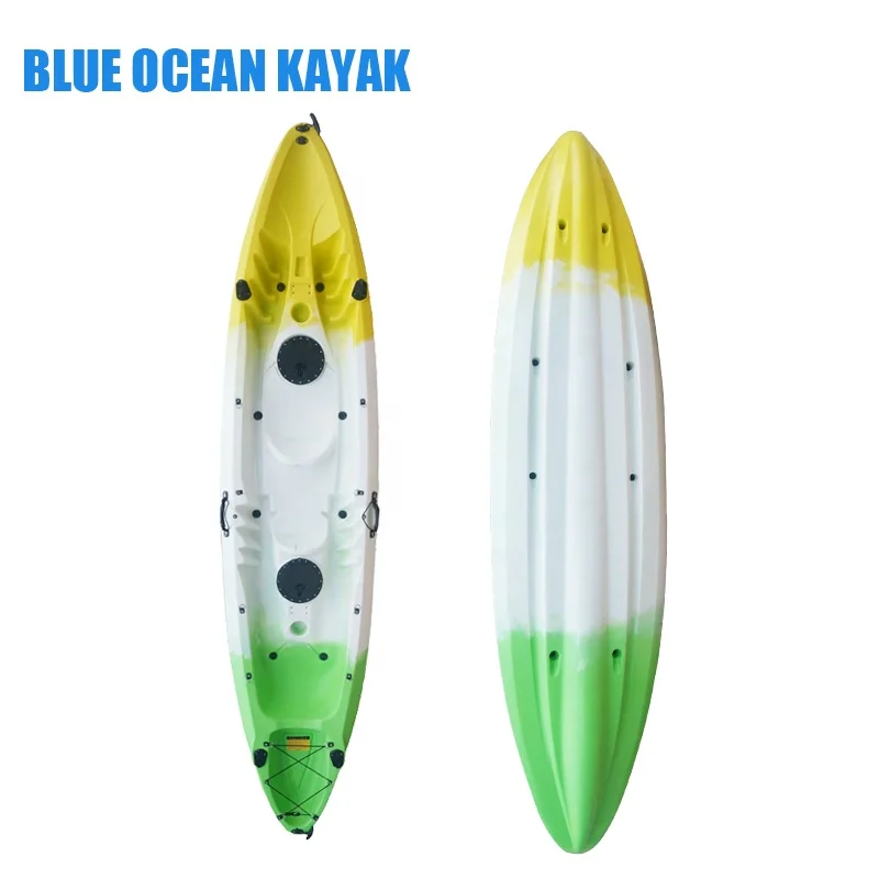 3 Person Sit On Top Cheap Plastic Kayak (2+1) Person Kayaks from BLUE OCEAN KAYAK