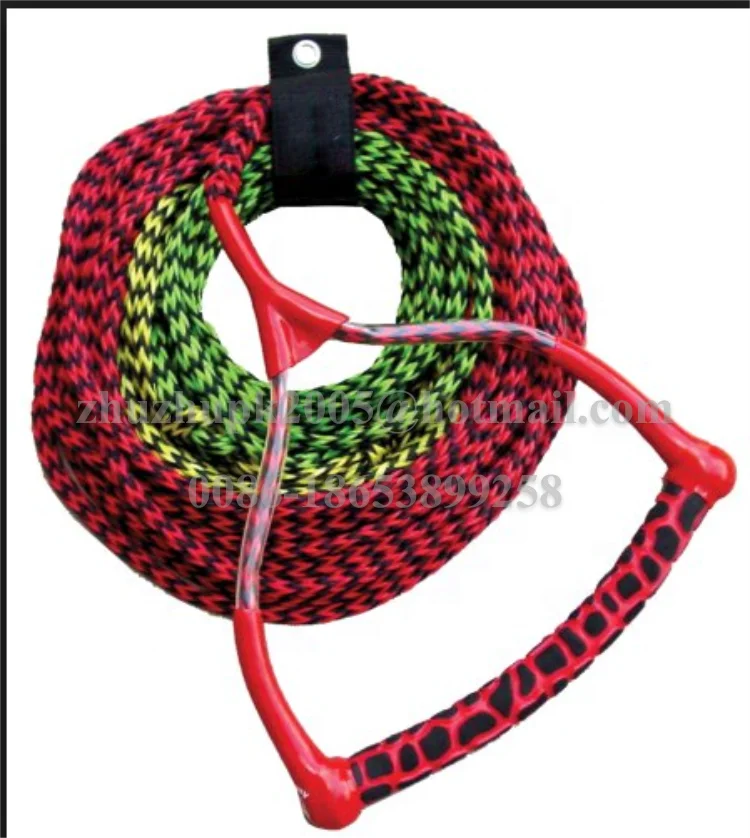 factory price pp braided water ski sport rope for surf