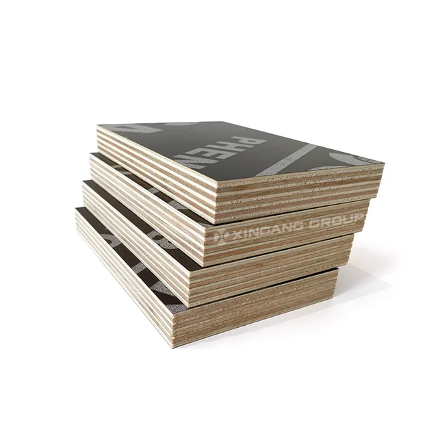 18mm Poplar/Eucalyptus Core Film Faced Plywood for executing concrete