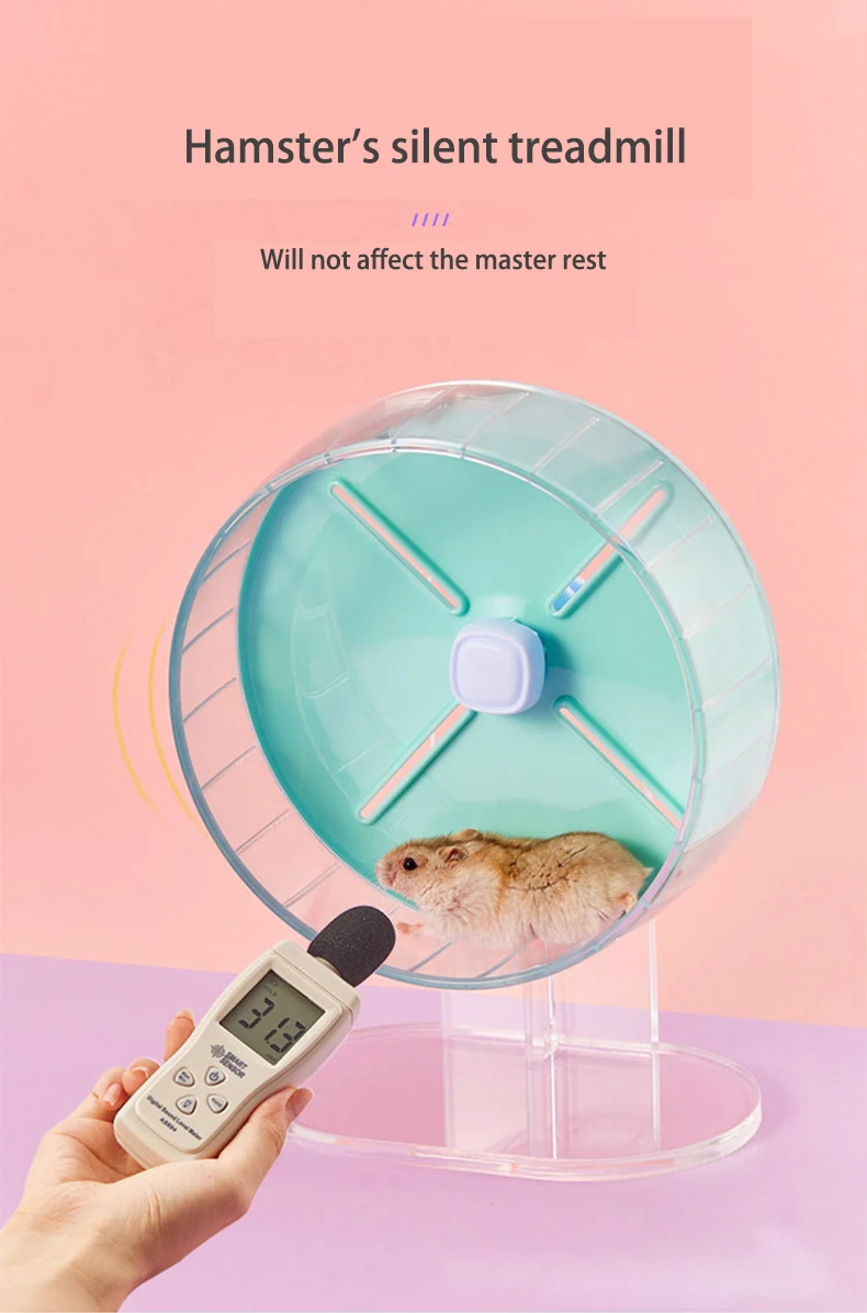 Hot selling cheap custom run-around fitness treadmill running wheel pet hamster toy