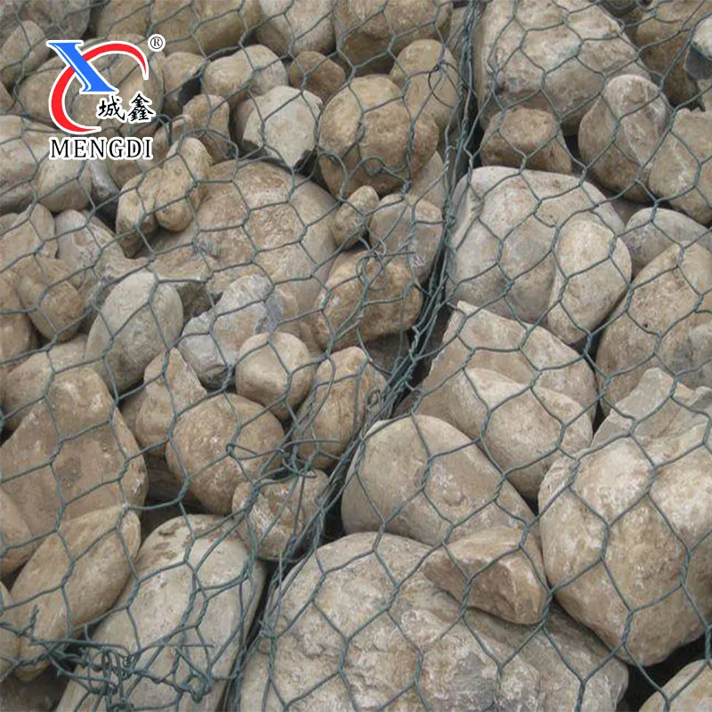 Профессиональная фабрика 2x1x1 м Шестигранная габионная коробка с ПВХ покрытием габионная каменная коробка