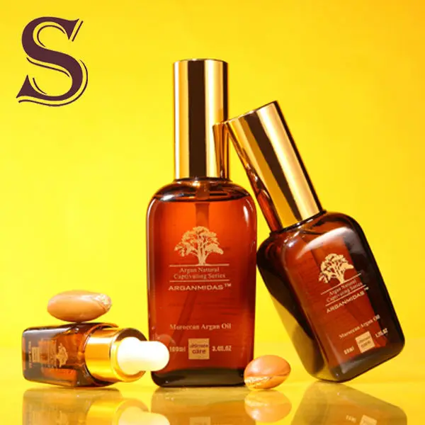 Arganmidas Professional Hair Treatment Natural Moroccan Argan Oil Nourish Repair Organic Hair Essential Oil