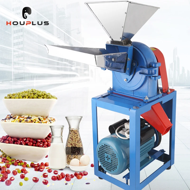 Electric Grain Grinder Home Use Grain Grinder Machine Disk Mill For Grain Corn Maize Cereals
