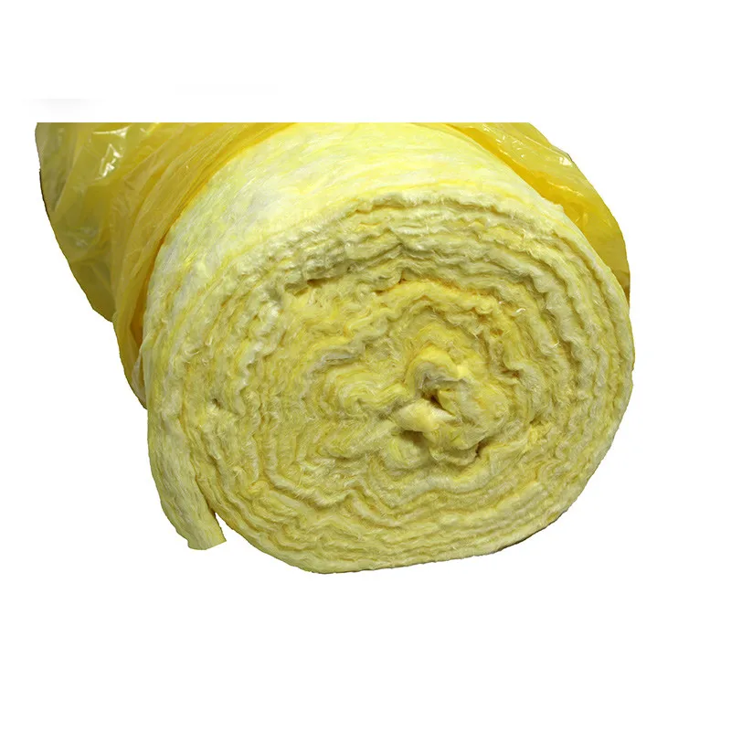 Cheap Mineral Wool Fiber Glass Wool Roll Soundproof Heat Resistant Thermal Insulation for Construction Sound Absorbing Underlay