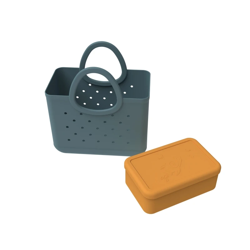 wholesale non disposable  Single layer biodegradable Bento lunch box with lunch bag for  kids sushi ,cake food  of 3 compartment