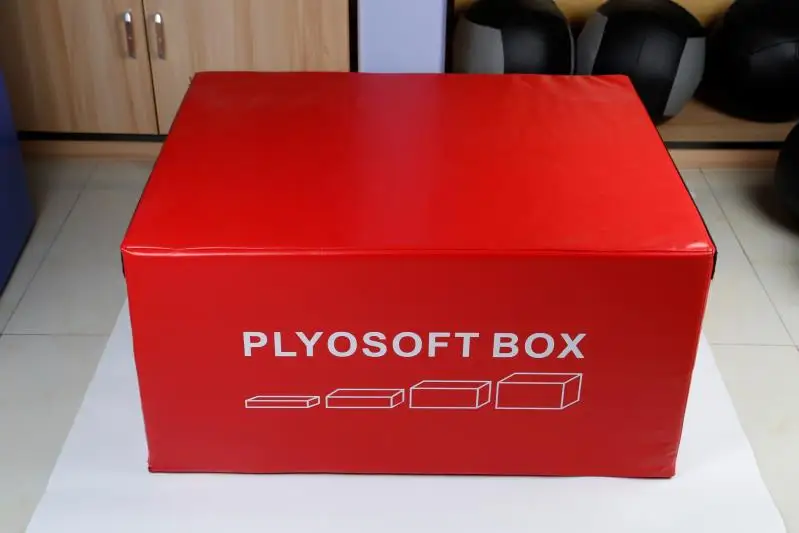 Customized Logo Indoor Training 3-in-1 Gym Fitness Equipment High Quality Soft Foam Plyometric Jump Box Set Plyo Boxes