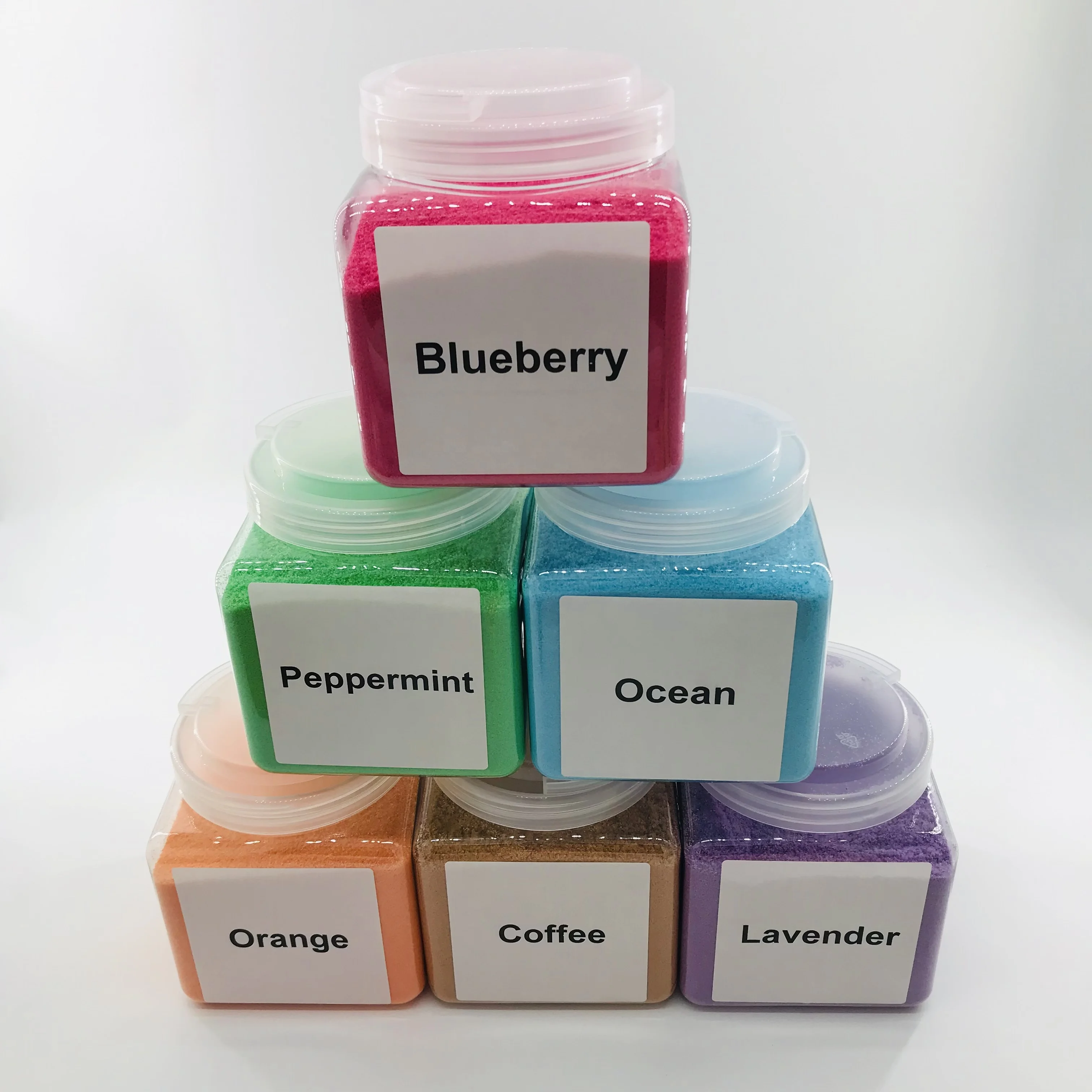 LAVCIACINTA 1.2KG crystal spa jelly for pedicure spa foot bath soak set 21 fragrance with essential oil