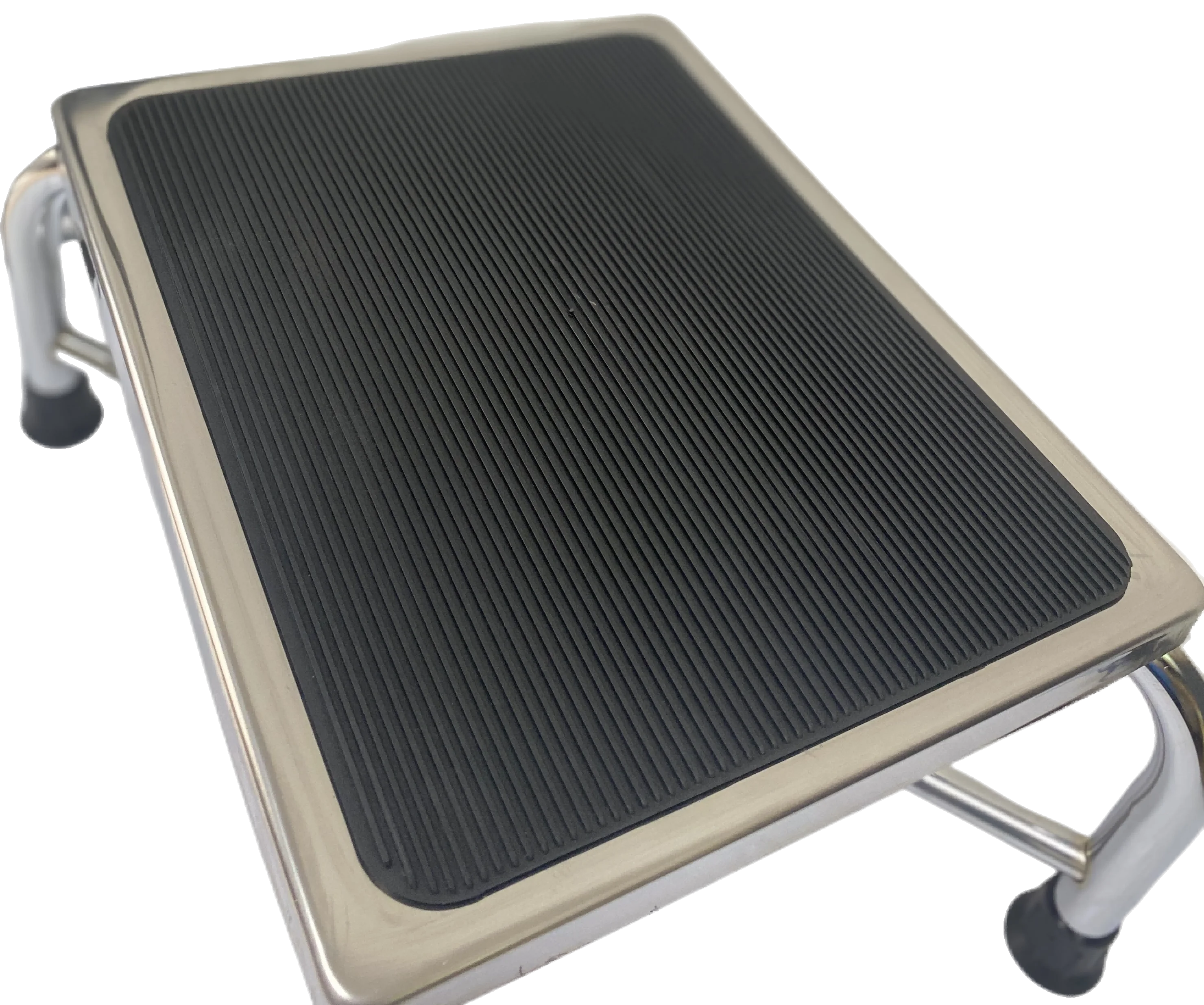 Metal Step Stool - Heavy Duty Stepping Stool for Adults and Kids - Foot Platform for Kitchen, Bedroom, Bathroom