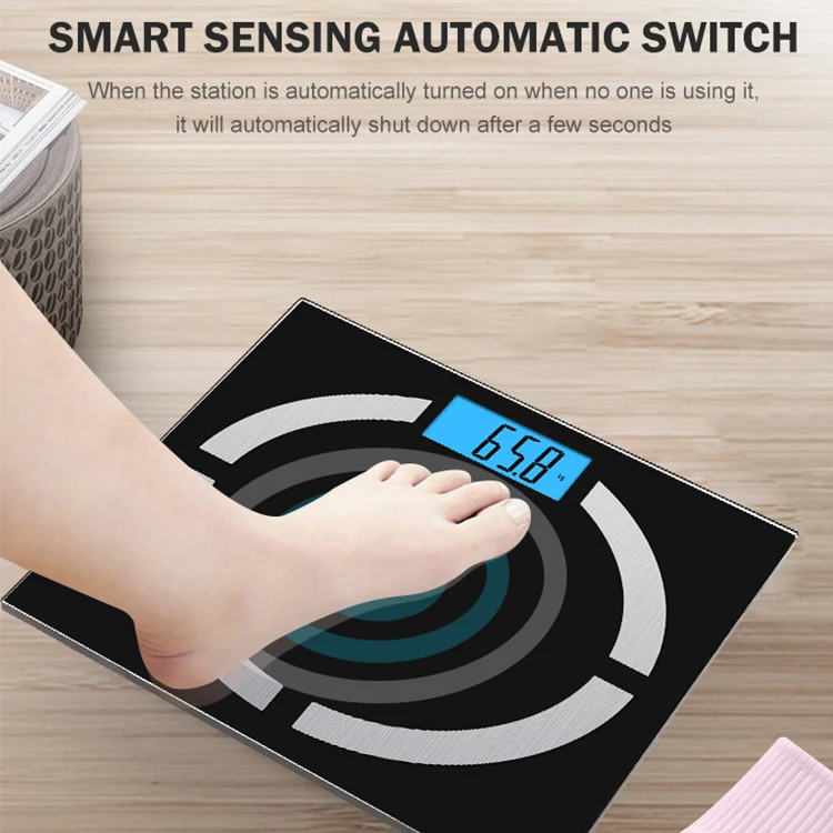 
Canny Household White Blue-tooth Smart Digital Electronic Body Fat Scale With Smart Phone App 