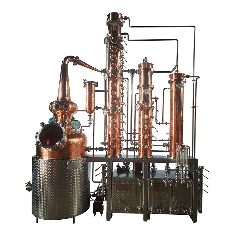 ASME 300L vodka whisky still distillation copper destilador alcohol distiller distillery equipment vodka making machine