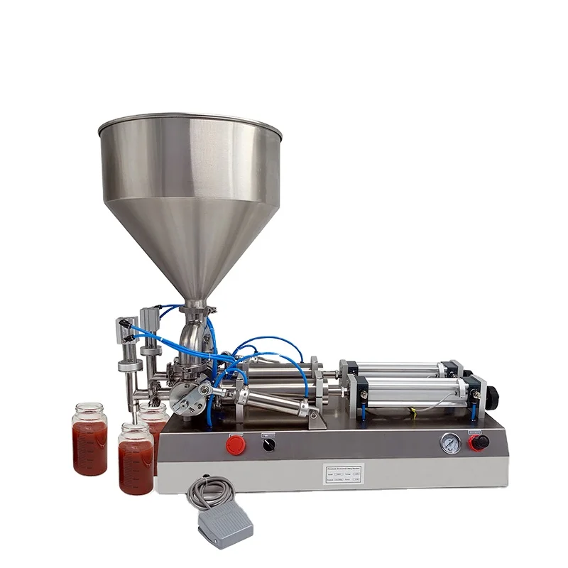 Syrup Manufacturing Plant Filling Machine Peanut Butter Sauce Honey Tomato Cream Ketchup Mayonnaise Dispenser Machines