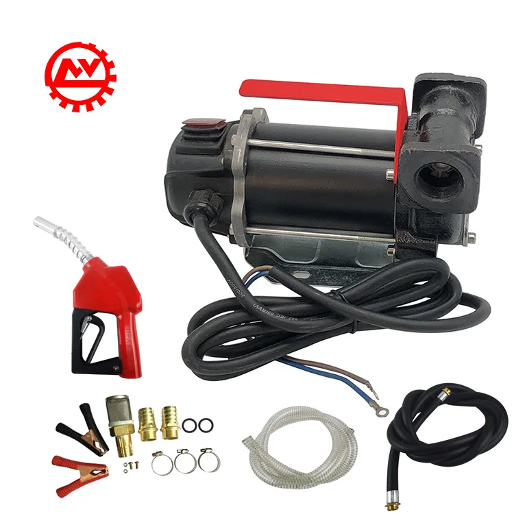Portable Electric Barrel Drum Oil Transfer 12V 24V Diesel Fuel Transfer Pump Kit