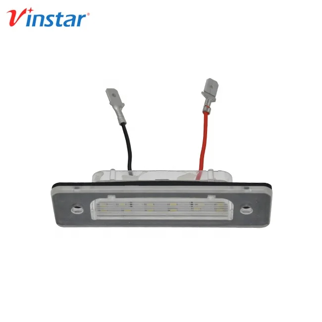 Vinstar Good Quality Aftermarket Restyling E-mark White LED License Number Plate Lamp for BMW M1 Z1 E12 E23 E30 E12 E26 E28