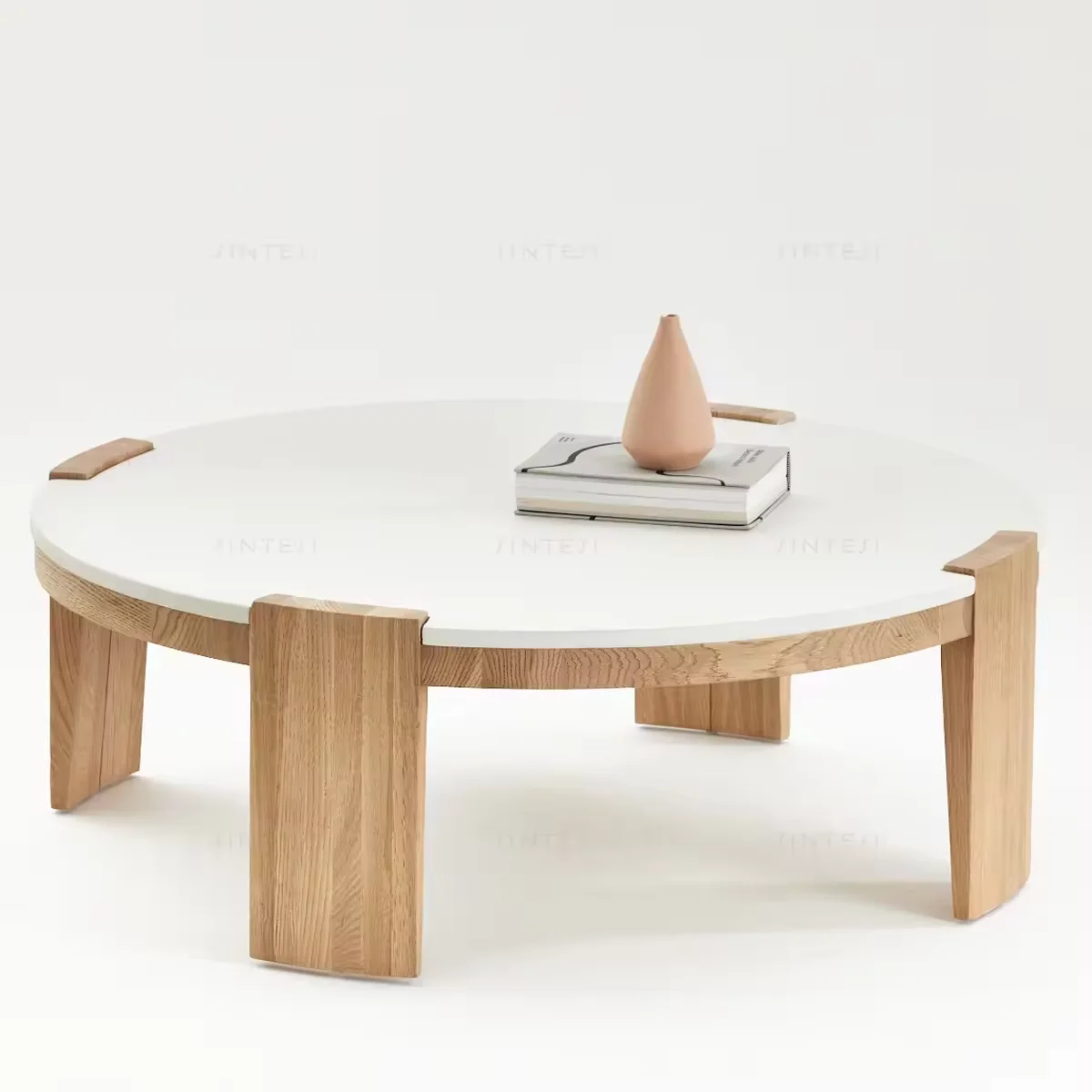 Antique Wabi Sabi Japanese Style Coffee Table Nordic Wooden Tea Table with New Design for Living Room Home Furniture