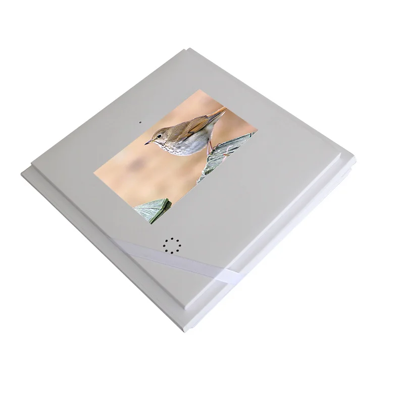 NEW! Boesy Foldable LCD Video Box Promotional Custom LCD Video Brochure Box 7inch Video Cards