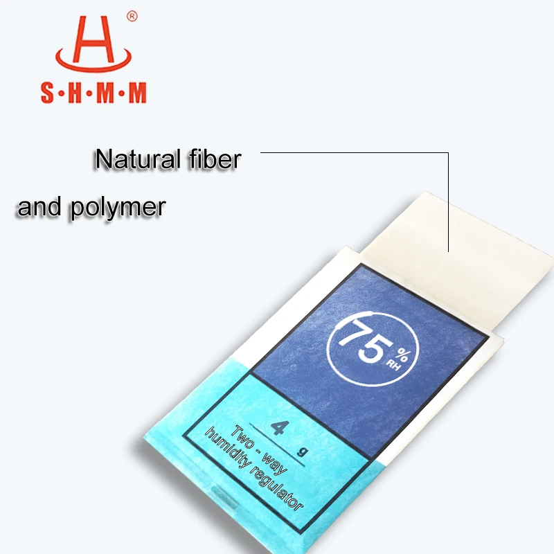 
RH75% two way natural fiber moisture humidity control stabilizer bag pack tablet 4g for cigar humidor tobacco cigarette cuban 