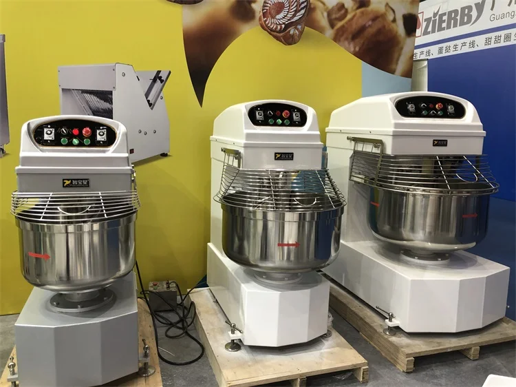 50kg flour capacity 130L Spiral Dough Mixer Bread Making Machine Bakery Equipment With CE Certificate