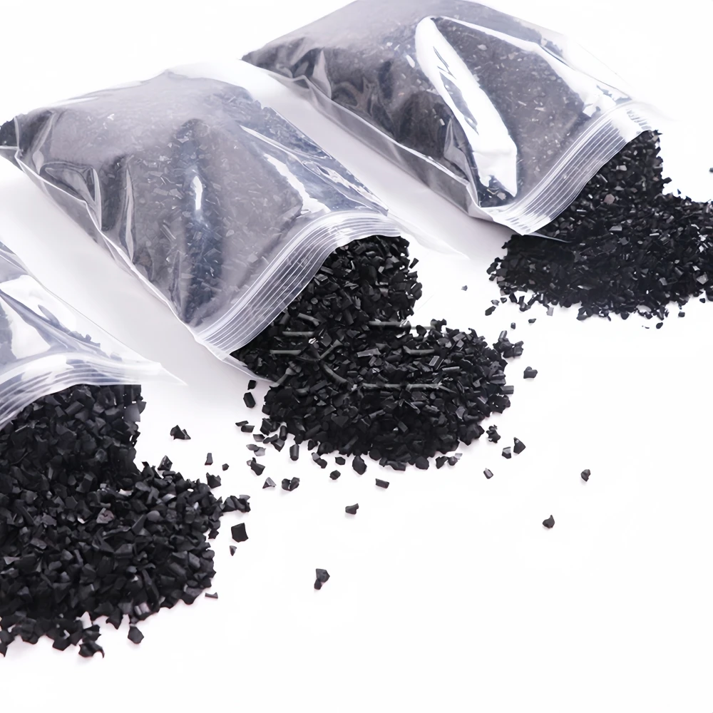 Black SBR Recycled EPDM Rubber Granules for Soccer Field Runway Playground Football Field Infill