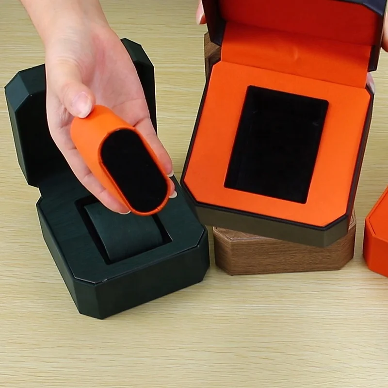 Luxury Customized Octagonal Watch Box High-Grade Shockproof Single Watch Storage Case