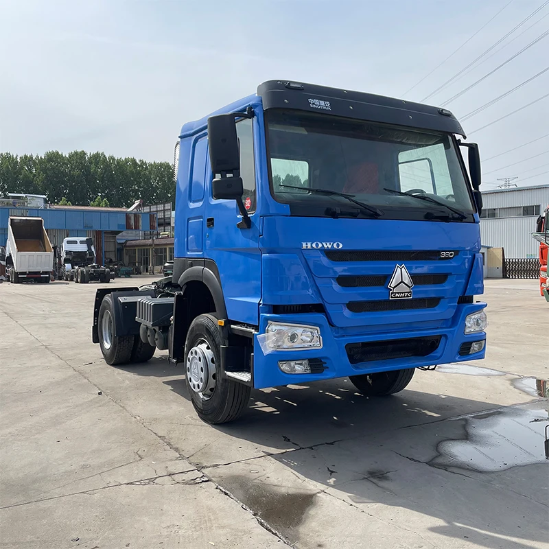 Best price Sinotruk 4x2 Heavy Duty Trailer Truck 6W heeler 380HP 20Tons Tractor Head Truck For Sale