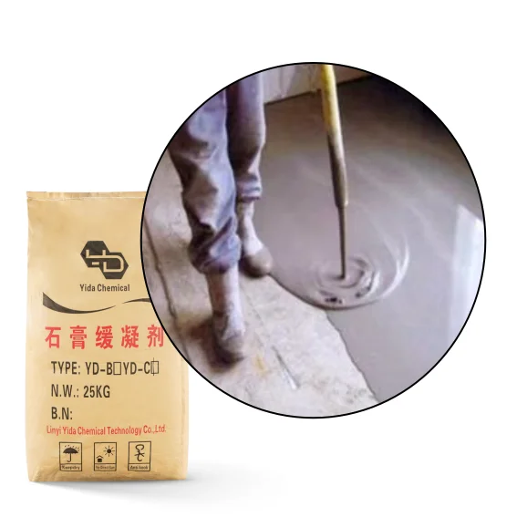Best Selling Industrial Grade Gypsum Powder High Quality Chemical Additives for Concrete Retarders Included