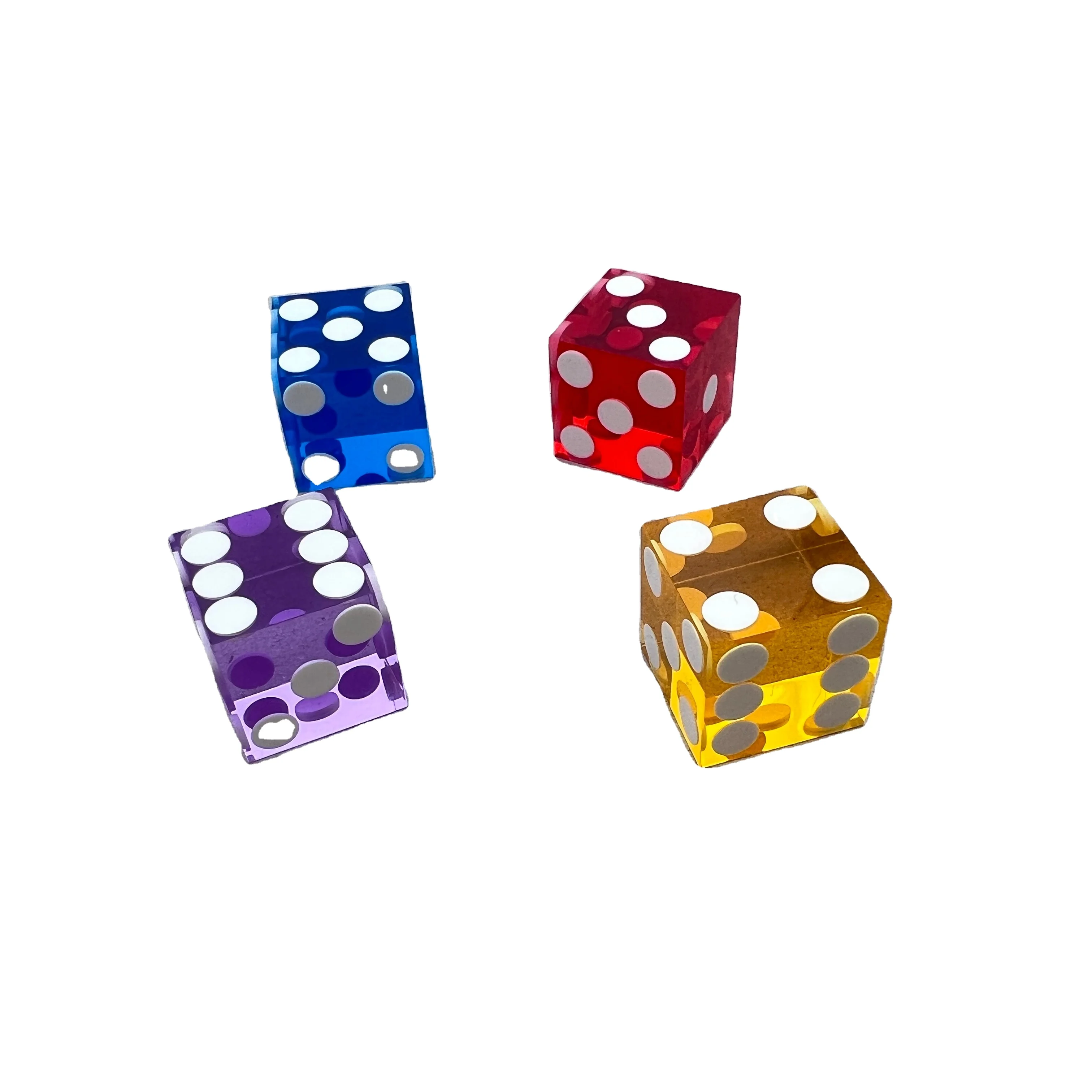 Качественные прозрачные игральные кости 19 мм специальные с