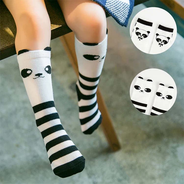 Cotton cute happy teen girls cheerleading machine for sew tube socks